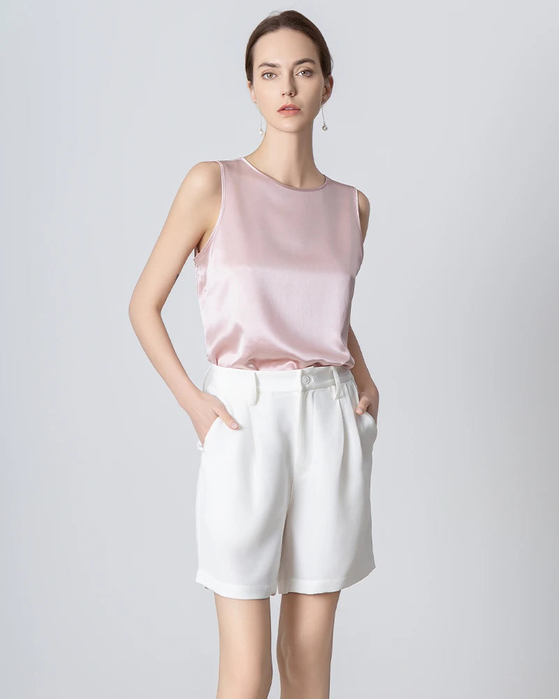 Silk Bermuda Shorts